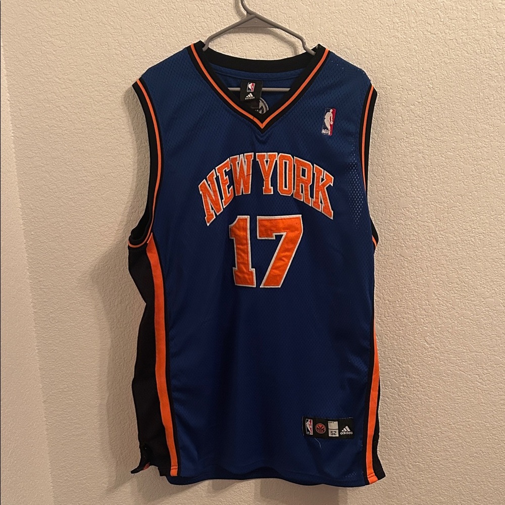 Adidas New York Blue and Orange Jersey